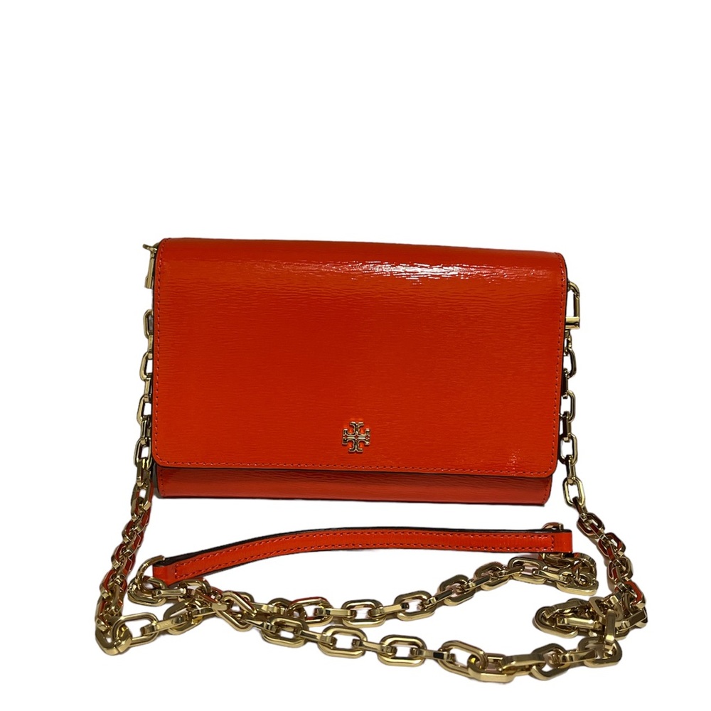 New Tory Burch clutch.